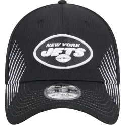 New York Jets Flex^Men's New Era Black Active 39THIRTY Flex Hat