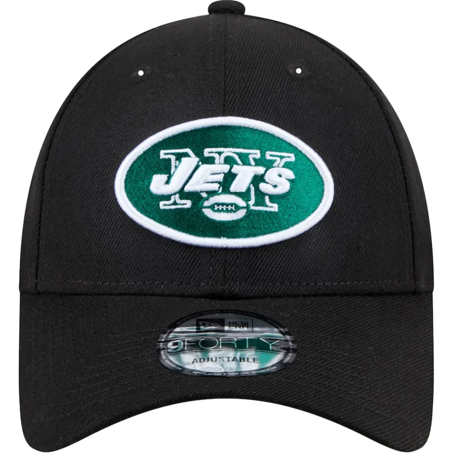 New York Jets Hats | Men^Men's New Era Black The League 9FORTY Adjustable Hat