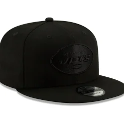 New York Jets Hats | Men^Men's New Era Black 9FIFTY Snapback Hat