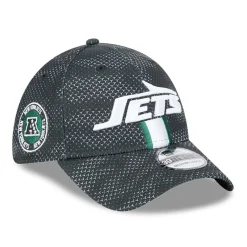 New York Jets Flex^Men's New Era Black 2024 Sideline 39THIRTY Flex Hat