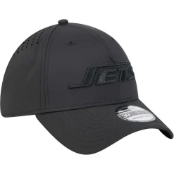 New York Jets Hats | Men^Men's New Era Black Hydro 39THIRTY Flex Hat