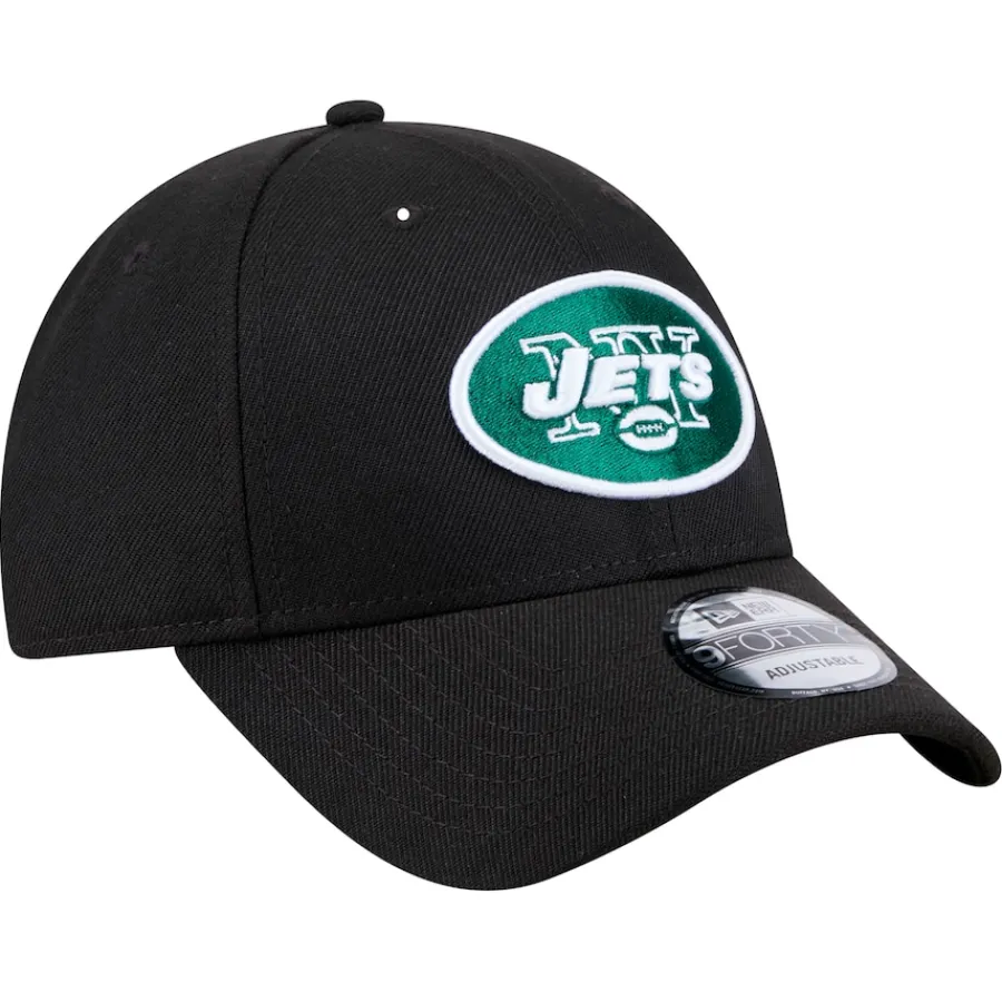 New York Jets Hats | Men^Men's New Era Black The League 9FORTY Adjustable Hat