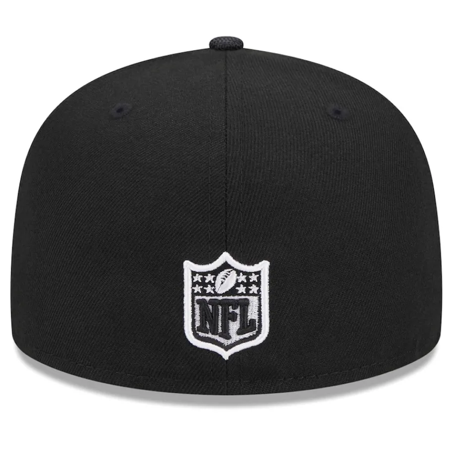 New York Jets Fitted^Men's New Era Black Active Ballistic 59FIFTY Fitted Hat