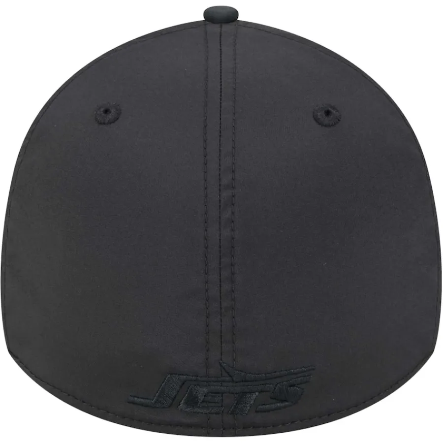 New York Jets Hats | Men^Men's New Era Black Hydro 39THIRTY Flex Hat