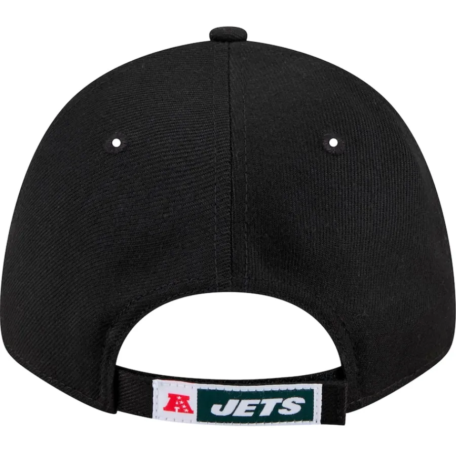 New York Jets Hats | Men^Men's New Era Black The League 9FORTY Adjustable Hat