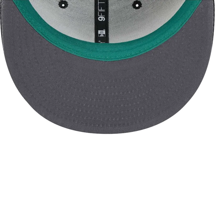 New York Jets Hats | Men^Men's New Era Black Midnight Ink Pop Outline 9FIFTY Snapback Hat