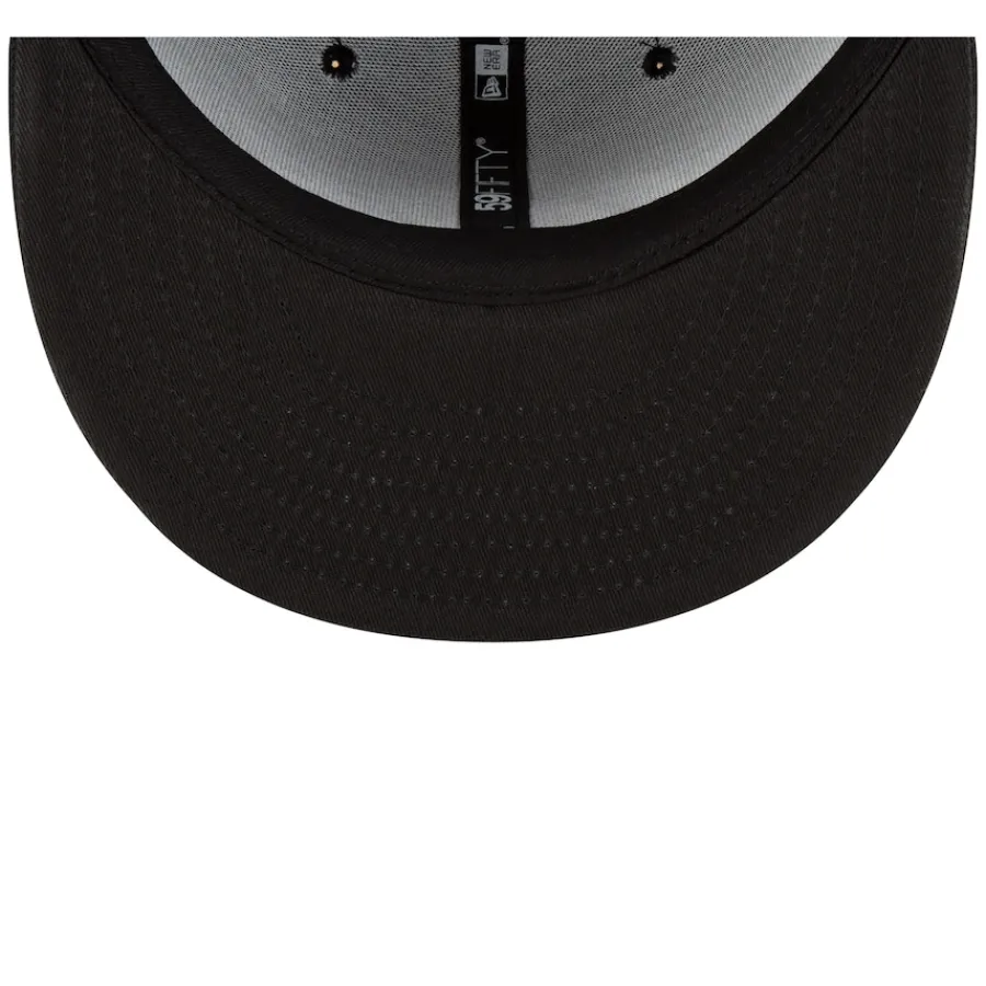 New York Jets Hats | Men^Men's New Era Black Black On Black 59FIFTY Fitted Hat
