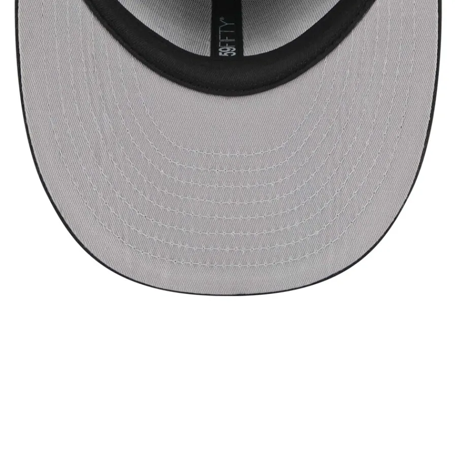 New York Jets Fitted^Men's New Era Black Omaha Low Profile 59FIFTY Fitted Hat
