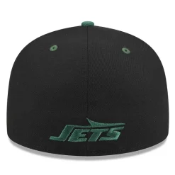 New York Jets Fitted^Men's New Era Black/Green Flipside 2Tone 59FIFTY Fitted Hat