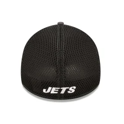 New York Jets Flex^Men's New Era Camo/Black Logo Neo 39THIRTY Flex Hat