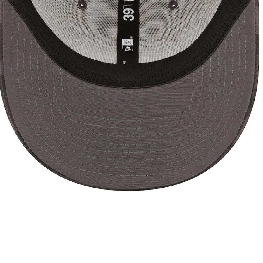 New York Jets Flex^Men's New Era Camo/Black Logo Neo 39THIRTY Flex Hat