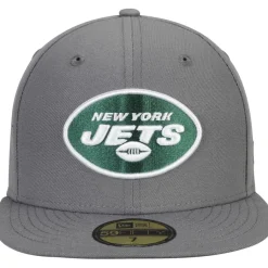 New York Jets Fitted^Men's New Era Graphite Storm 59FIFTY Fitted Hat