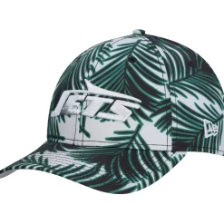 New York Jets Flex^Men's New Era Gray Palms 39THIRTY Flex Hat