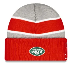 New York Jets Knit^Men's New Era Gray 2024 NFL Pro Bowl Cuffed Knit Hat