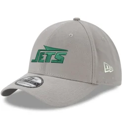 New York Jets Flex^Men's New Era Gray Wordmark Flight 39THIRTY Flex Hat