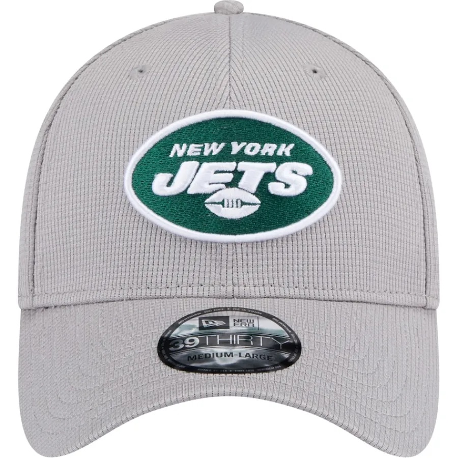 New York Jets Flex^Men's New Era Gray Active 39THIRTY Flex Hat