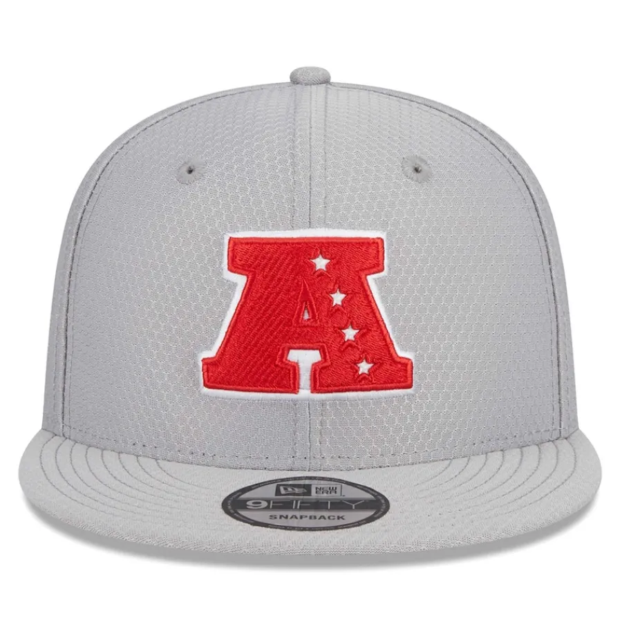 New York Jets Snapback^Men's New Era Gray 2024 Pro Bowl 9FIFTY Adjustable Snapback Hat