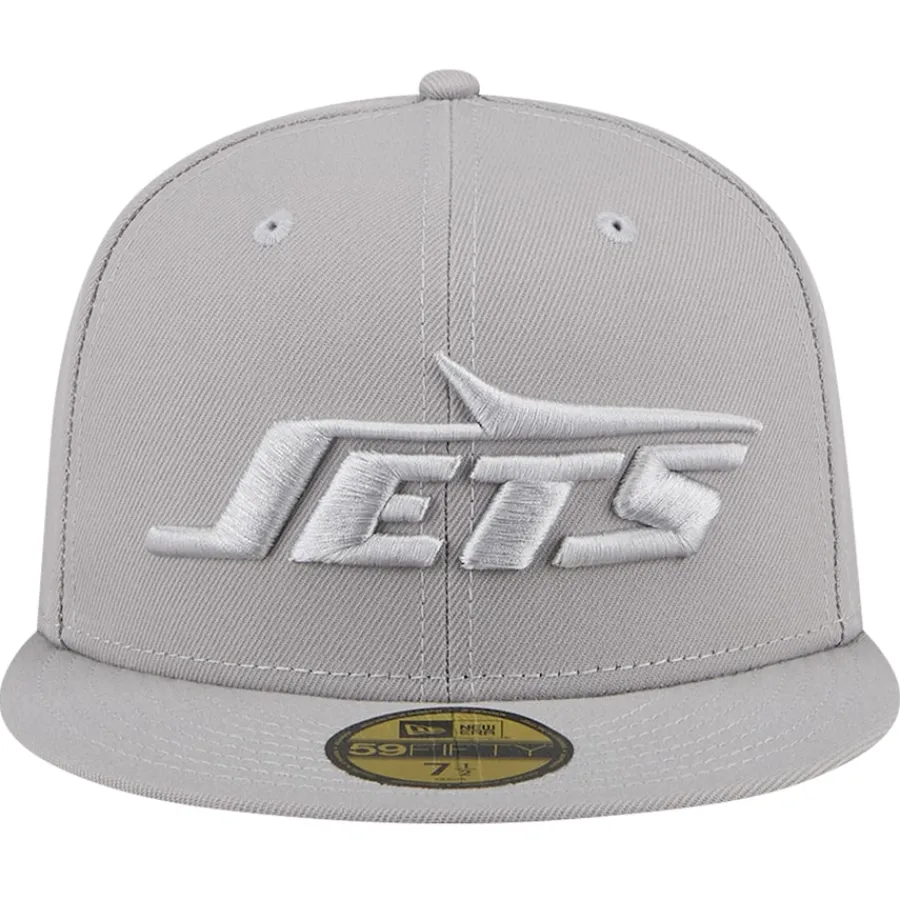 New York Jets Fitted^Men's New Era Gray Color Pack 59FIFTY Fitted Hat
