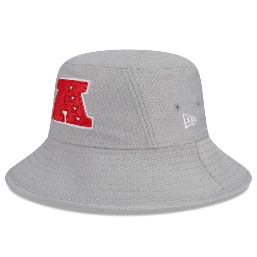 New York Jets Bucket^Men's New Era Gray 2024 Pro Bowl Bucket Hat