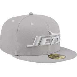 New York Jets Fitted^Men's New Era Gray Color Pack 59FIFTY Fitted Hat