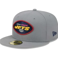 New York Jets Fitted^Men's New Era Gray Color Pack 59FIFTY Fitted Hat