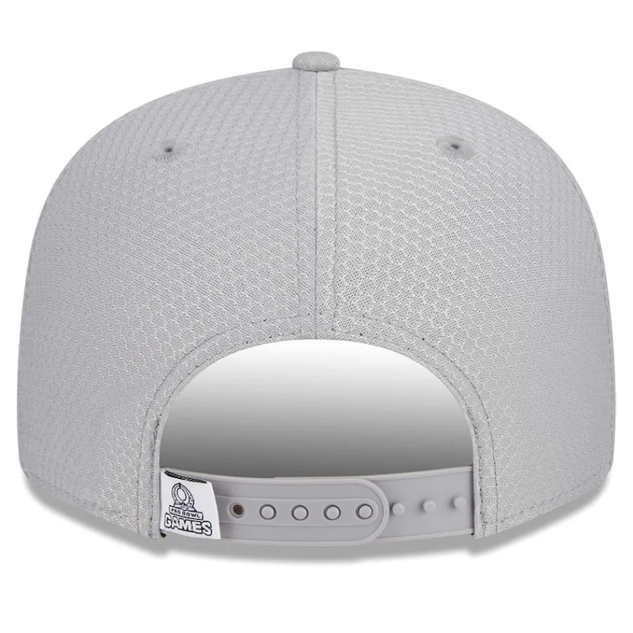 New York Jets Snapback^Men's New Era Gray 2024 Pro Bowl 9FIFTY Adjustable Snapback Hat