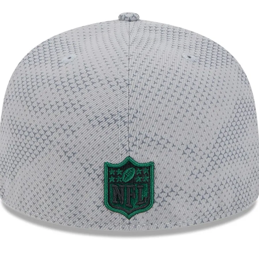 New York Jets Fitted^Men's New Era Gray 2024 Sideline 59FIFTY Fitted Hat
