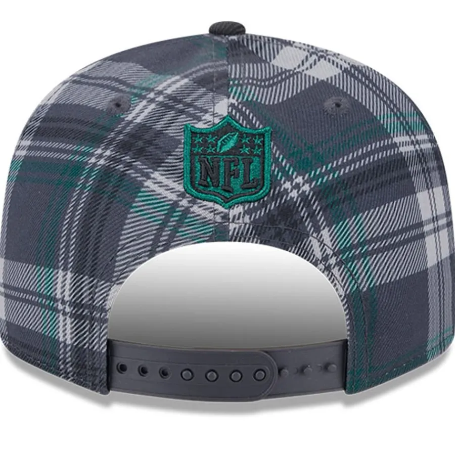 New York Jets Hats | Men^Men's New Era Gray 2024 Sideline Statement 9FIFTY Snapback Hat