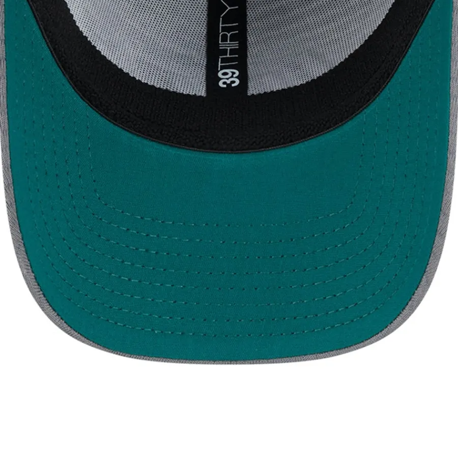 New York Jets Flex^Men's New Era Gray 2024 NFL Training Camp 39THIRTY Flex Hat