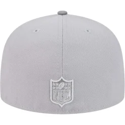 New York Jets Fitted^Men's New Era Gray/Graphite Iron Cloud 59FIFTY Fitted Hat