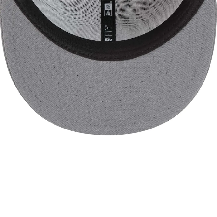 New York Jets Fitted^Men's New Era Gray/Graphite Iron Cloud 59FIFTY Fitted Hat