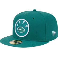 New York Jets Fitted^Men's New Era Green Checkered 59FIFTY Fitted Hat