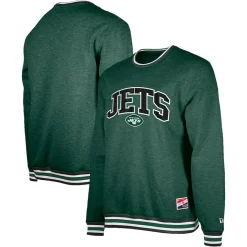 New York Jets Sweatshirts & Fleece | Men^Men's New Era Green Pullover Sweatshirt