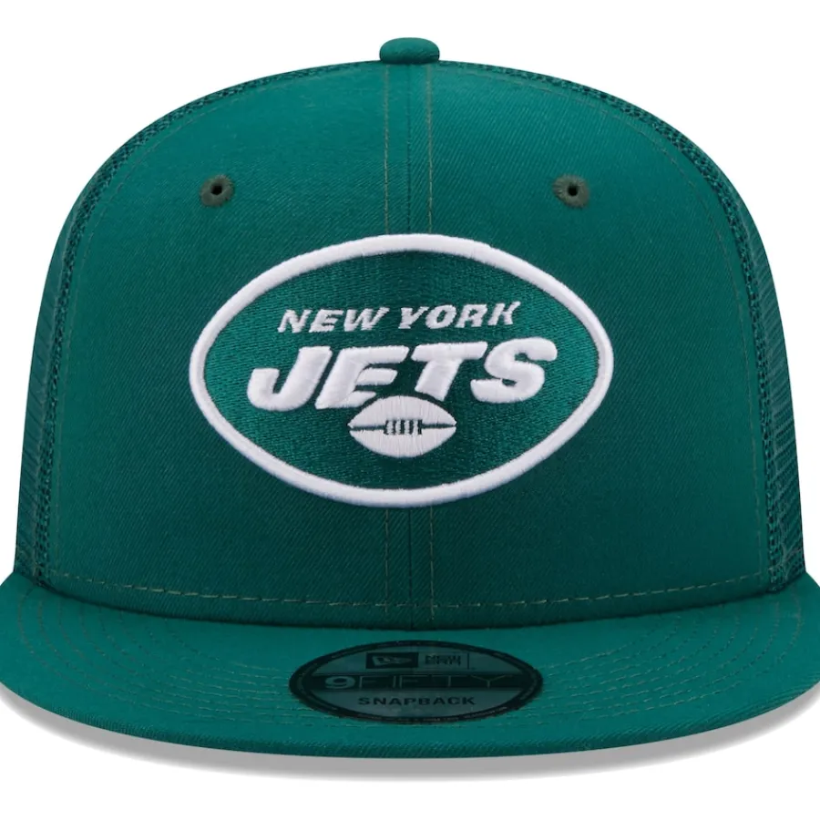 New York Jets Adjustable | Snapback^Men's New Era Green Classic Trucker 9FIFTY Snapback Hat