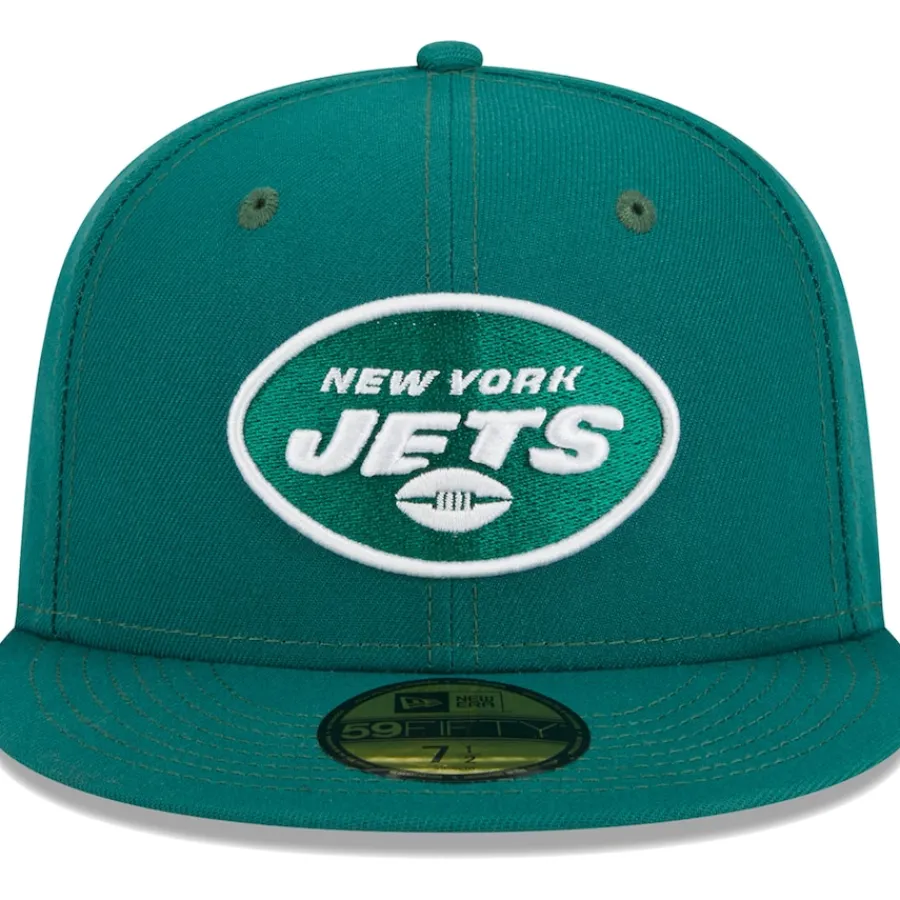 New York Jets Fitted^Men's New Era Green Main 59FIFTY Fitted Hat