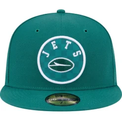 New York Jets Fitted^Men's New Era Green Checkered 59FIFTY Fitted Hat