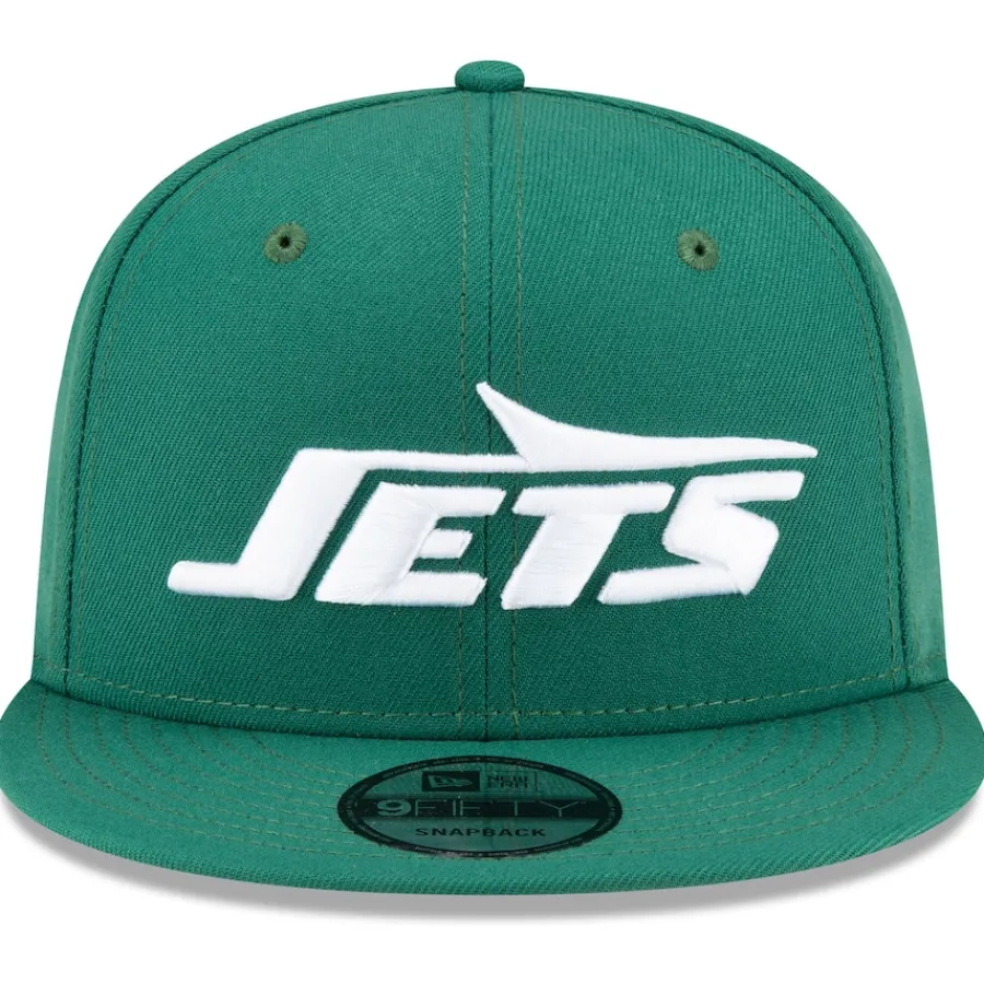 New York Jets Hats | Men^Men's New Era Green 9FIFTY Snapback Hat