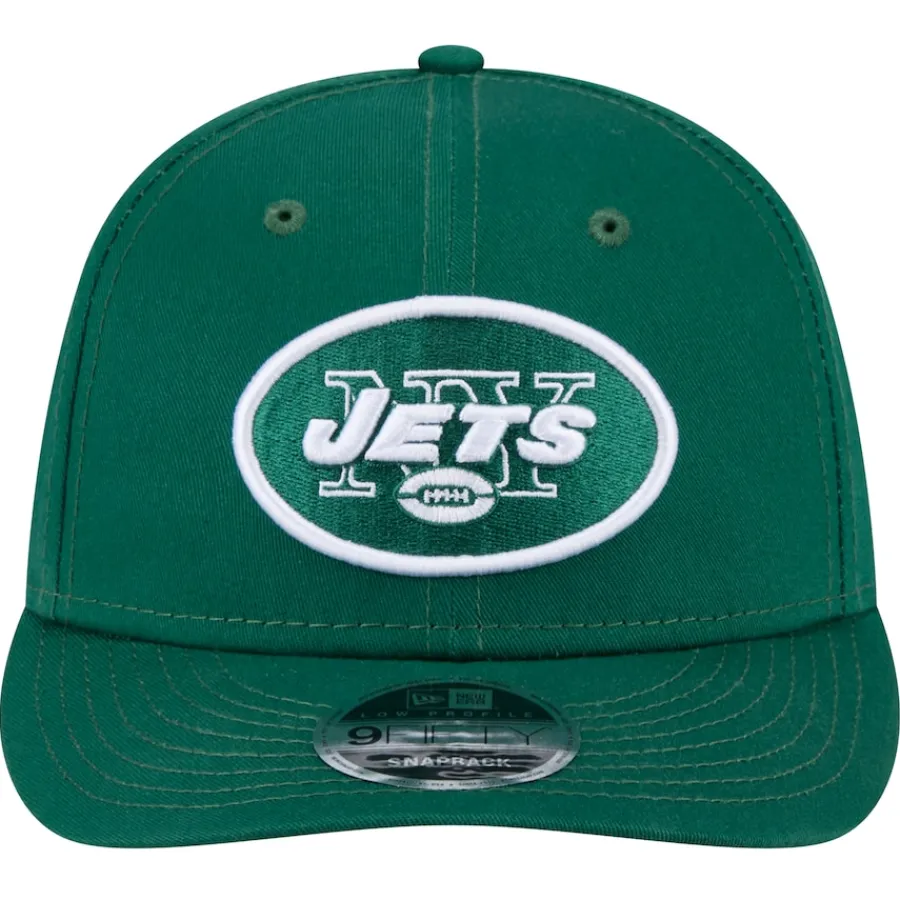 New York Jets Snapback^Men's New Era Green Main Low Profile 9FIFTY Snapback Hat