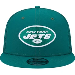 New York Jets Snapback^Men's New Era Green Main Trucker 9FIFTY Snapback Hat