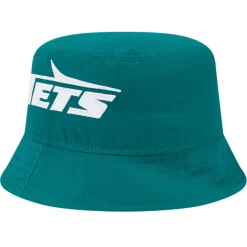 New York Jets Bucket^Men's New Era Green Helmet Bucket Hat
