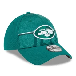 New York Jets Flex^Men's New Era Green 2023 NFL Training Camp 39THIRTY Flex Fit Hat
