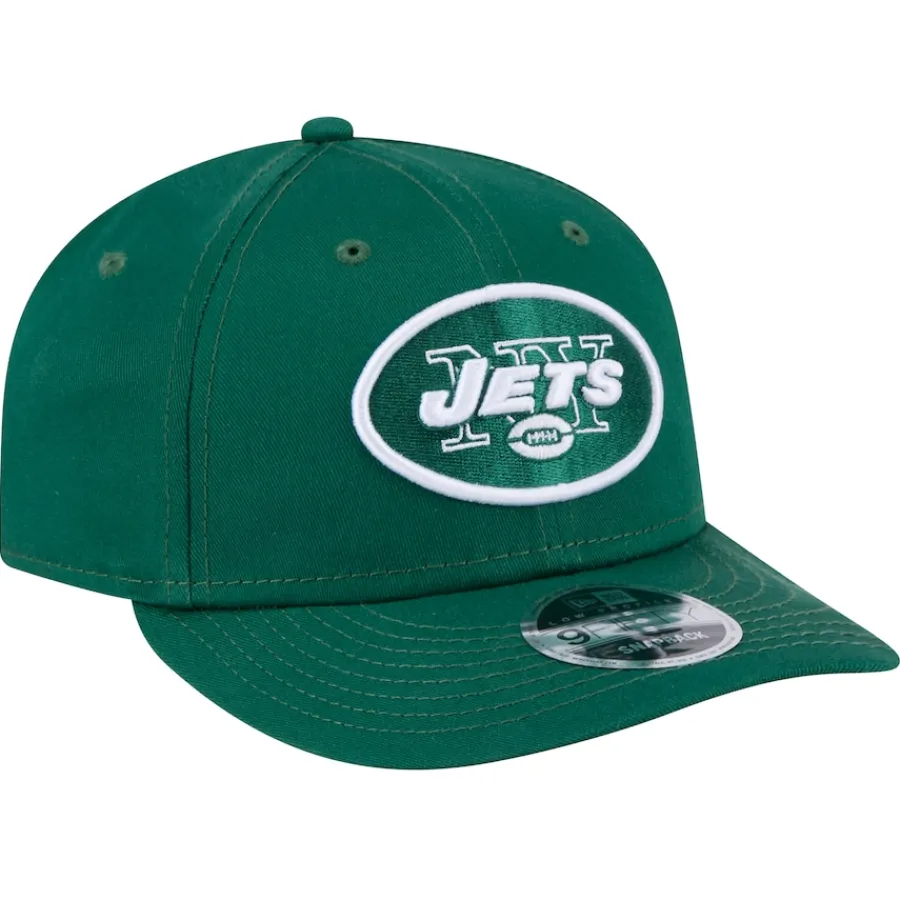 New York Jets Snapback^Men's New Era Green Main Low Profile 9FIFTY Snapback Hat