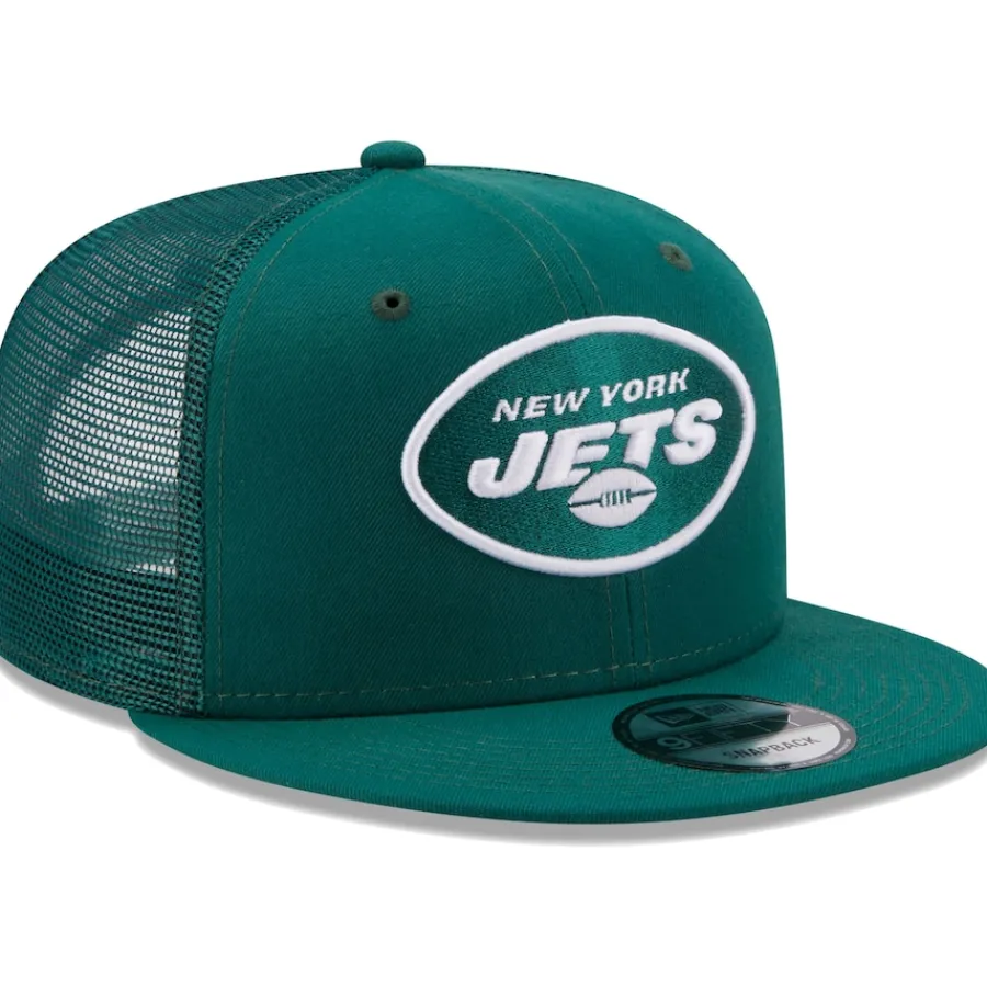 New York Jets Adjustable | Snapback^Men's New Era Green Classic Trucker 9FIFTY Snapback Hat