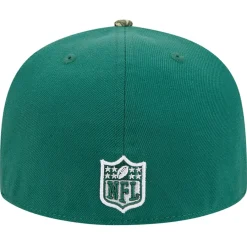 New York Jets Fitted^Men's New Era Green Active Two-Tone Camo 59FIFTY Fitted Hat