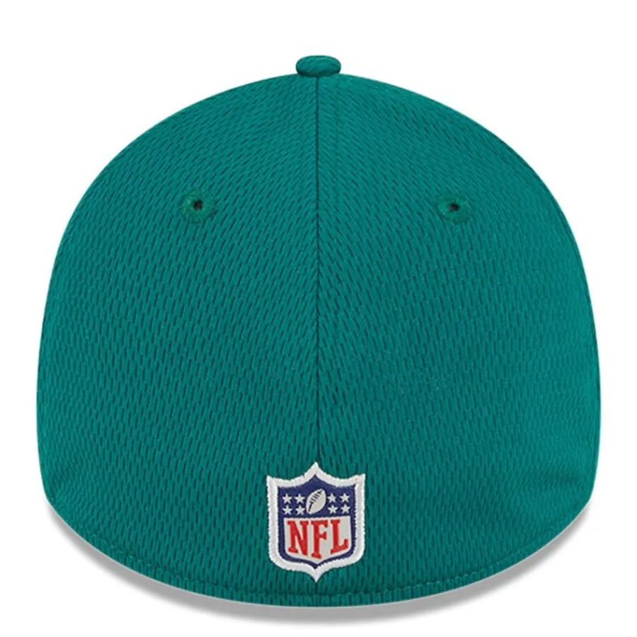 New York Jets Flex^Men's New Era Green 2023 NFL Training Camp 39THIRTY Flex Fit Hat