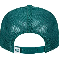 New York Jets Snapback^Men's New Era Green Main Trucker 9FIFTY Snapback Hat