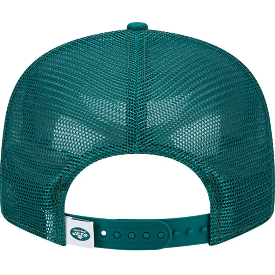 New York Jets Snapback^Men's New Era Green Main Trucker 9FIFTY Snapback Hat
