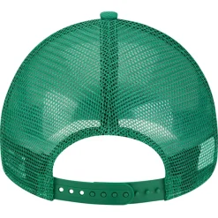 New York Jets Adjustable^Men's New Era Green 9FORTY A-Frame Trucker Adjustable Hat
