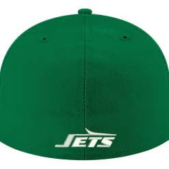 New York Jets Fitted^Men's New Era Kelly Green Omaha Throwback 59FIFTY Fitted Hat