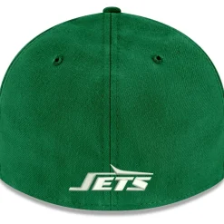 New York Jets Fitted^Men's New Era Kelly Green Omaha Throwback Low Profile 59FIFTY Fitted Hat